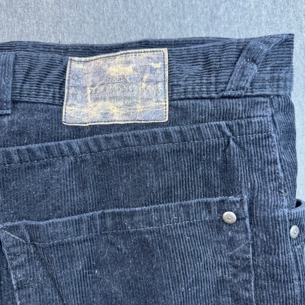 Dunnes Black Corduroy‎ Pants Men's 36 Waist 30 Inseam Classic Fit Casual Wear